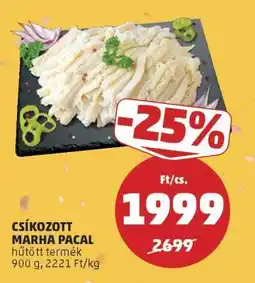 PENNY Csíkozott Marha Pacal ajánlat