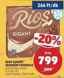PENNY RIOS GIGANT JÉGKRÉM TRIOPACK ajánlat