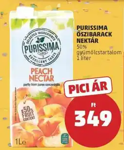 PENNY Purissima Őszibarack Nektár ajánlat