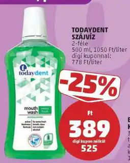 PENNY TODAYDENT SZÁJVÍZ ajánlat