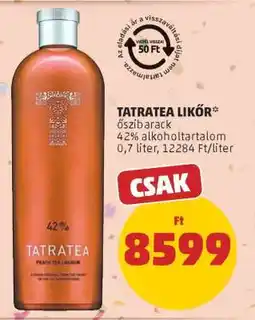 PENNY TatraTea likőr ajánlat