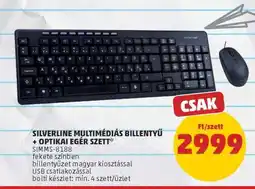 PENNY SILVERLINE MULTIMÉDIÁS BILLENTYŰ + OPTIKAI EGÉR SZETT ajánlat