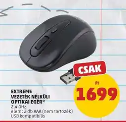 PENNY EXTREME VEZETÉK NÉLKÜLI OPTIKAI EGÉR ajánlat