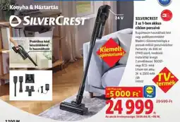 Lidl SILVERCREST 2 az 1-ben akkus ciklon porszívó ajánlat