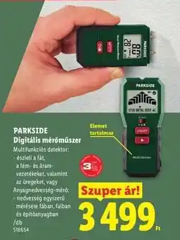 Lidl PARKSIDE Digitális mérőműszer ajánlat