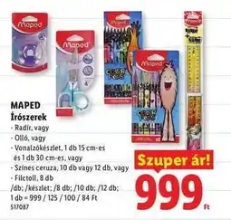 Lidl Maped Írószerek ajánlat
