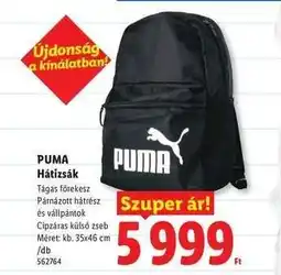 Lidl PUMA HÁTIZSÁK ajánlat