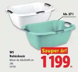 Lidl W5 Ruháskosár ajánlat