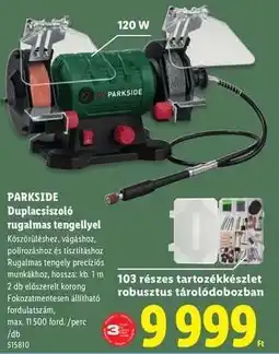 Lidl PARKSIDE Duplacsiszoló rugalmas tengellyel ajánlat
