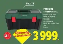 Lidl PARKSIDE Szerszámosláda ajánlat