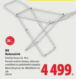 Lidl W5 Ruhaszárító ajánlat