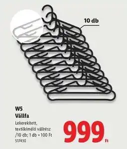 Lidl W5 Vállfa ajánlat