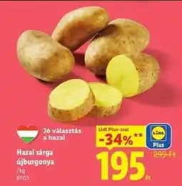 Lidl Hazai sárga újburgonya ajánlat