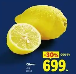 Lidl Citrom ajánlat