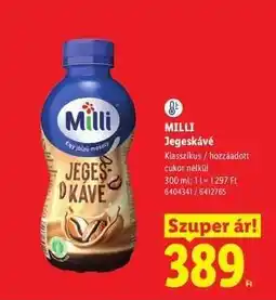 Lidl MILLI Jegeskávé ajánlat