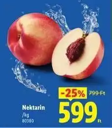 Lidl Nektarin ajánlat