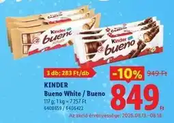 Lidl Kinder ajánlat