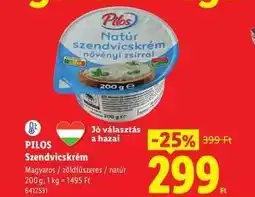 Lidl PILOS Szendvicskrém ajánlat