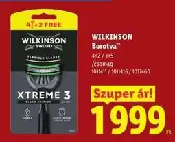 Lidl WILKINSON Borotva ajánlat