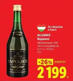 Lidl Alliance Napoleon ajánlat