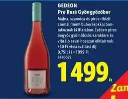 Lidl Pro Rozé Gyöngyözőbor ajánlat