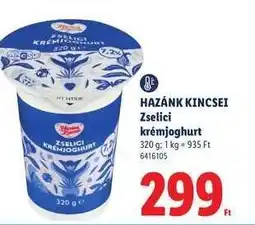 Lidl Hazánk Kincsei Zselici krémjoghurt ajánlat