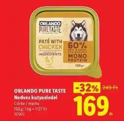 Lidl ORLANDO PURE TASTE ajánlat