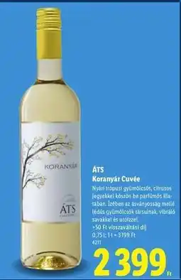 Lidl ÁTS Koranyár Cuvée ajánlat