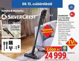Lidl SILVERCREST 2 az 1-ben akkus ciklon porszívó ajánlat