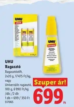 Lidl UHU Ragasztó ajánlat