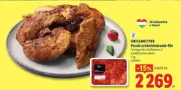 Lidl GRILLMEISTER Pácolt csirkefelsőcomb-filé ajánlat