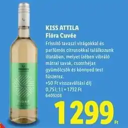 Lidl KISS ATTILA Flóra Cuvée ajánlat