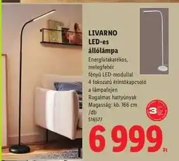 Lidl Livarno LED-es állólámpa ajánlat