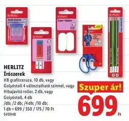 Lidl HERLITZ Írószerek ajánlat