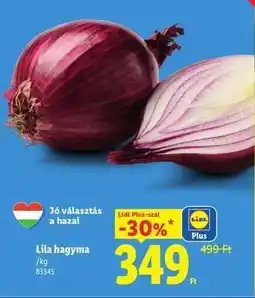 Lidl Lila hagyma ajánlat