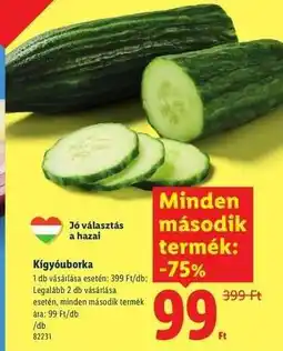 Lidl Kígyóuborka ajánlat