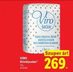 Lidl Viro Kristálycukor ajánlat