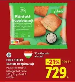 Lidl CHEF SELECT Rántott trappista sajt ajánlat