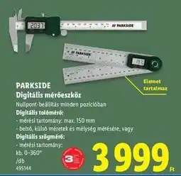 Lidl PARKSIDE ajánlat