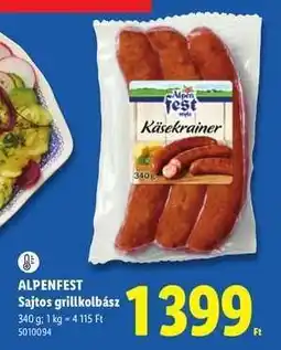 Lidl Alpenfest ajánlat