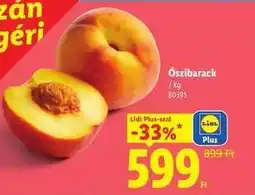 Lidl Őszibarack ajánlat