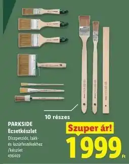 Lidl PARKSIDE Ecsetkészlet ajánlat