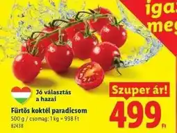 Lidl FÜRTÖS KOKTÉL-PARADICSOM ajánlat