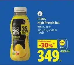 Lidl PILOS High Protein ital ajánlat