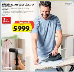 ALDI Ambiano Gőzölős Vasaló vagy Gőzkefe ajánlat