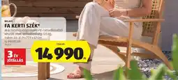 ALDI Fa kerti szék ajánlat