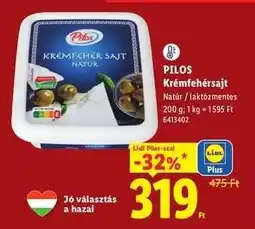 Lidl Pilos Krémfehérsajt ajánlat