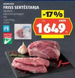 ALDI Friss sertéstarja ajánlat