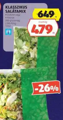 ALDI KLASSZIKUS SALÁTAMIX ajánlat