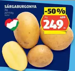 ALDI Sárgaburgonya ajánlat
